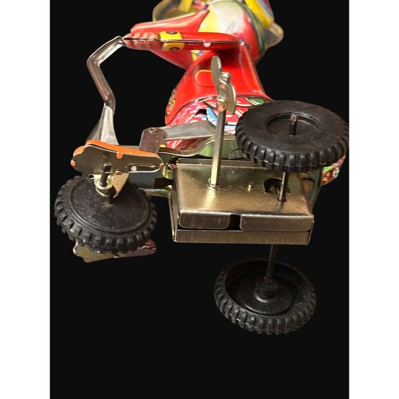 Vintage Wind-Up Duck On Bike Toy With Box Beijing No.1 Toy Factory Collectible - Picture 7 of 11